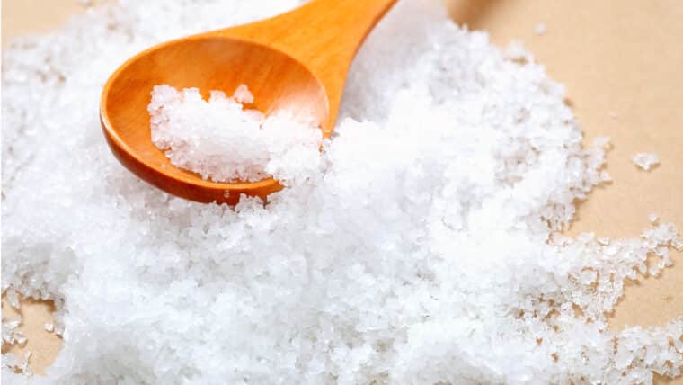 Daling in hoeveelheid zout in voeding