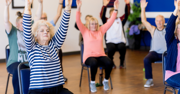 Valtraining in de hele stad voor ouderen  